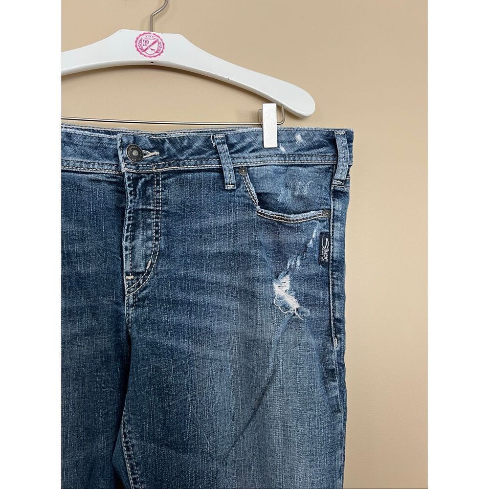 Silver Jeans Elyse Ankle Slim Jeans Woman’s Size 33 Length 27 - Picture 5 of 13